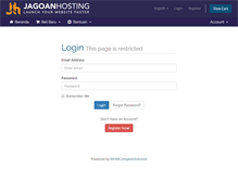 Tablet Screenshot of member.jagoanhosting.com